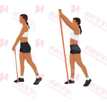 告别耸肩、驼背！居家8款「长版弹力带」美背训练：弓箭手划船、过头深蹲⋯