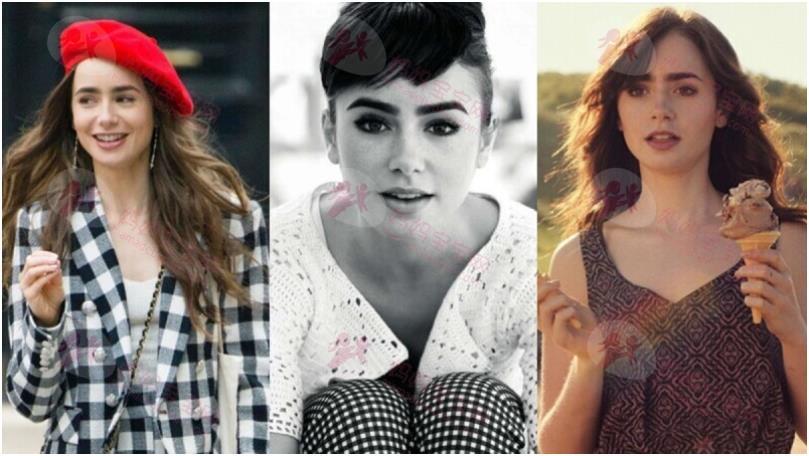 《艾蜜莉在巴黎》莉莉柯林斯不靠颜质以实力说话！6部经典作品造型解析