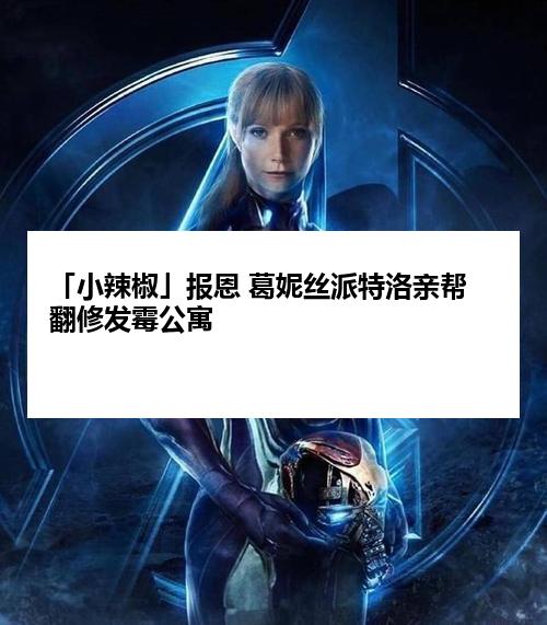 「小辣椒」报恩 葛妮丝派特洛亲帮翻修发霉公寓