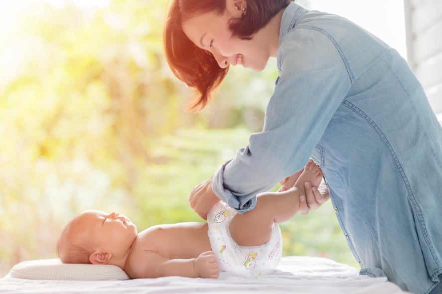 什么时候使用婴儿尿布?妈妈,记住这个日历!