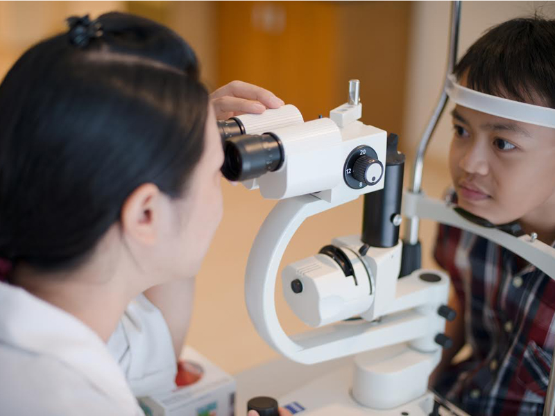 儿童的眼睛屈光会导致视力下降