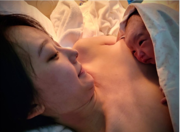 孟耿如水中生产只花18分钟！没打无痛、没催生、没剪会阴。