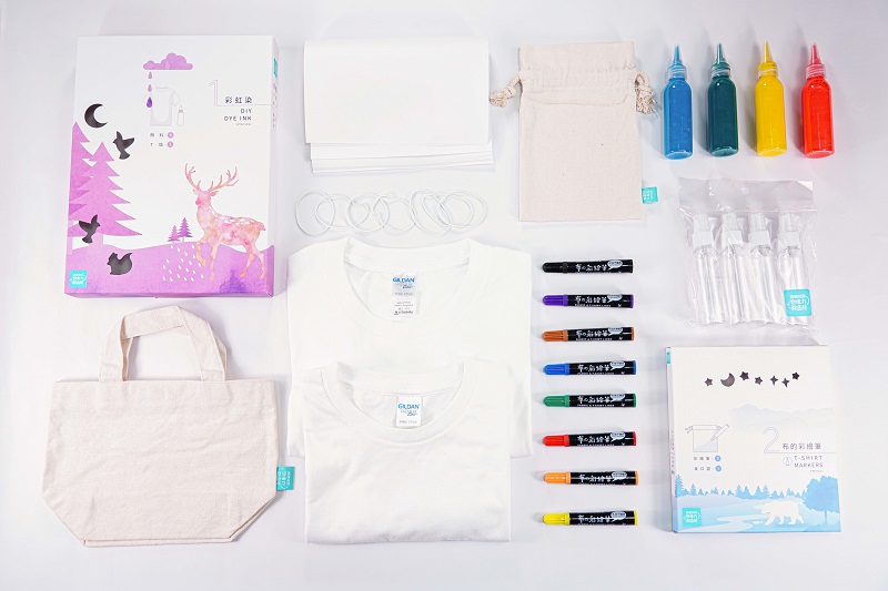 和宝贝一起穿上DIY个性扎染Tee气死队友！雄狮「想像力制造所」线上互动美术课