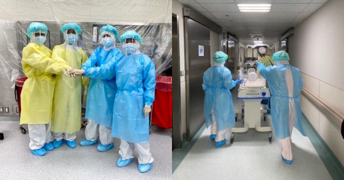 确诊妈妈勇敢剖腹生子，节日最棒礼物