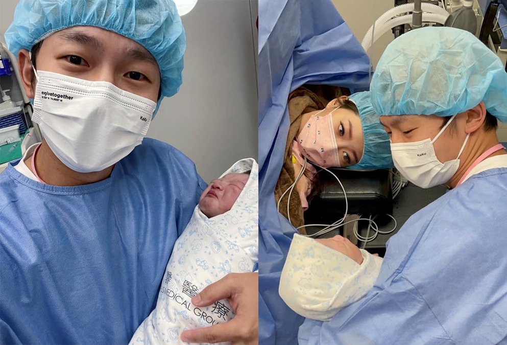 恭喜！空姐老婆生了 蔡昌宪喷泪喜迎「小菜包」