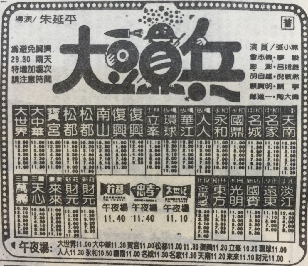 电影「大头兵」让这位名导从谷底翻身