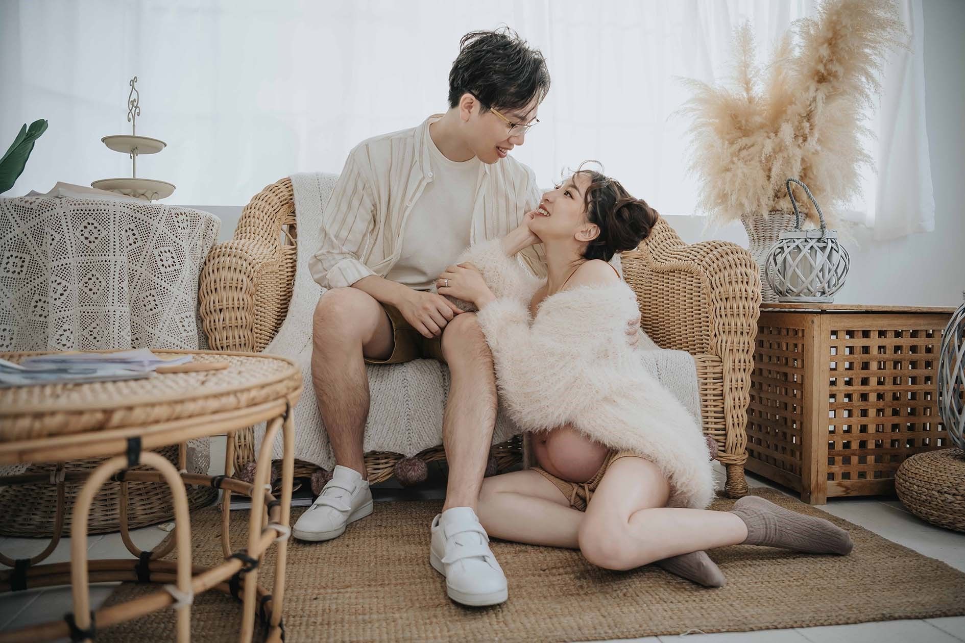 我们的第一组全家福！订制理想中的孕妇写真