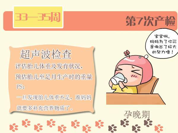 图解孕期检查时间表！孕妈妈们请收好，再也不怕记不住孕检时间啦！