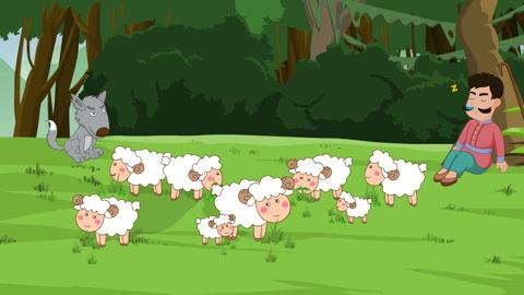 孕期爸爸胎教故事大全：狼与牧羊人