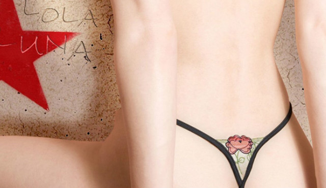 只有这优雅的蕾丝丁字裤内裤,才配的上那抹禁地的撩人诱惑