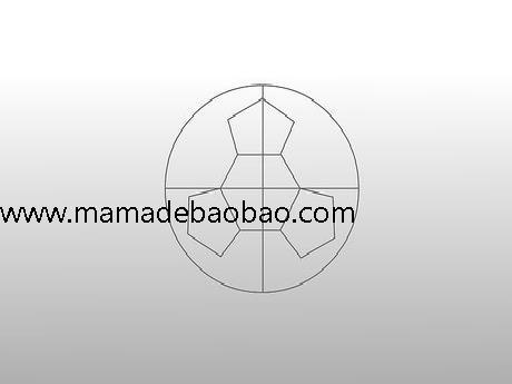 3种方法来用三种方法画足球(足球简笔画法)