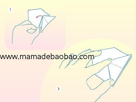 4种方法来折便条 -(基本的正方形便条)