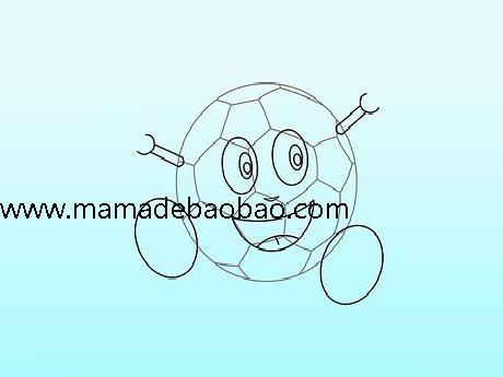 3种方法来用三种方法画足球(足球简笔画法)
