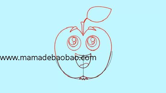 3种方法来画苹果 - （卡通苹果）
