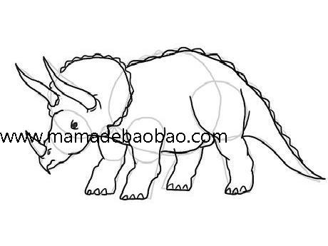 5种方法来画恐龙 -（剑龙）