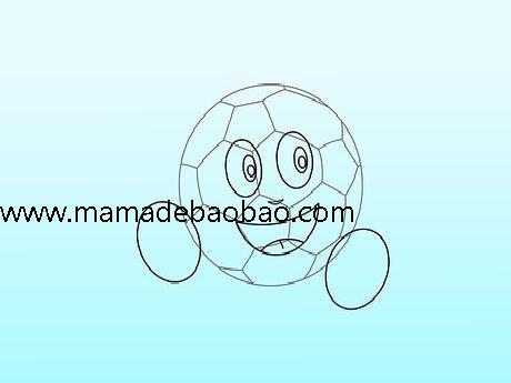 3种方法来用三种方法画足球(足球简笔画法)