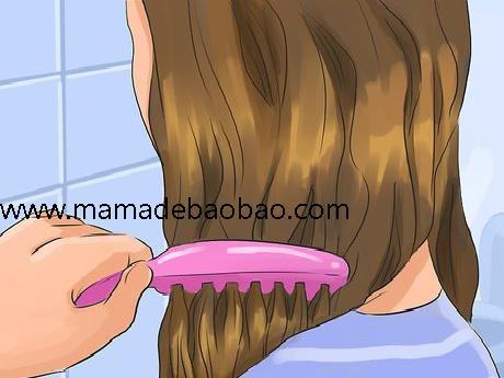 5种方法来自然地拉直头发（用发绳）