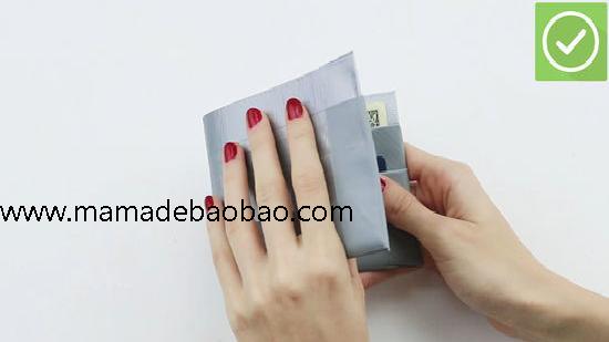 3种方法来用胶带做钱包（钱包包体）