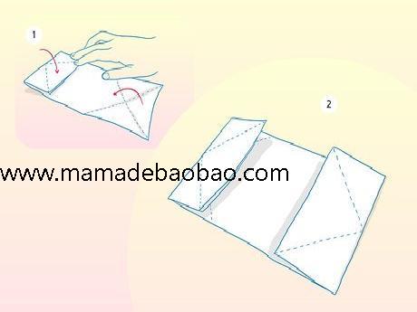 4种方法来折便条 -(基本的正方形便条)