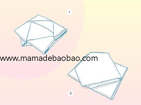 4种方法来折便条 -(基本的正方形便条)