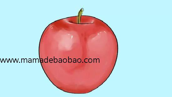 3种方法来画苹果 - （卡通苹果）