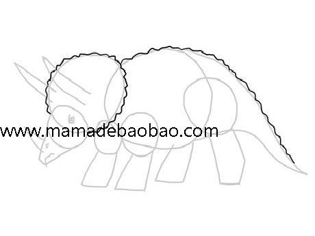 5种方法来画恐龙 -（剑龙）