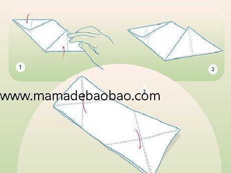 4种方法来折便条 -(基本的正方形便条)