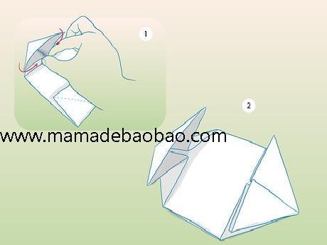 4种方法来折便条 -(基本的正方形便条)