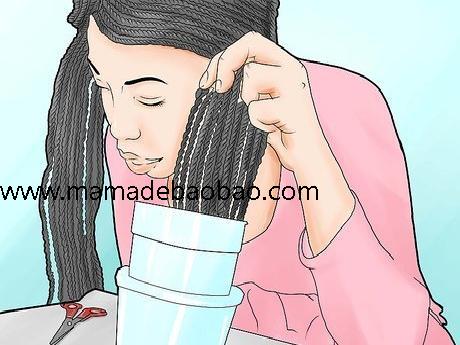 如何做塞内加尔人的编发: 14 步骤（准备工作编发）