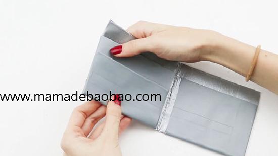 3种方法来用胶带做钱包（钱包包体）