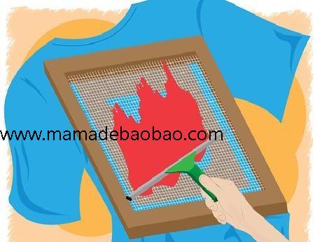 3种方法来在空白T恤上印制图案（使用模板）