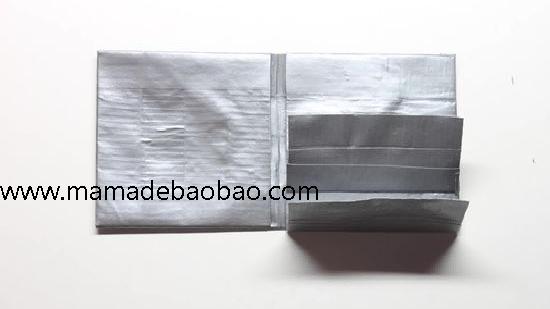 3种方法来用胶带做钱包（钱包包体）
