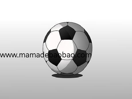 3种方法来用三种方法画足球(足球简笔画法)