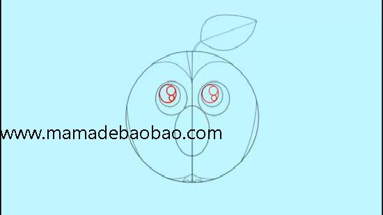 3种方法来画苹果 - （卡通苹果）