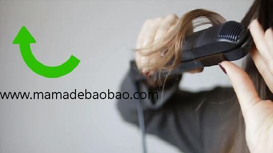 3种方法来用直板夹做出波浪卷发（重复做出卷发圈）