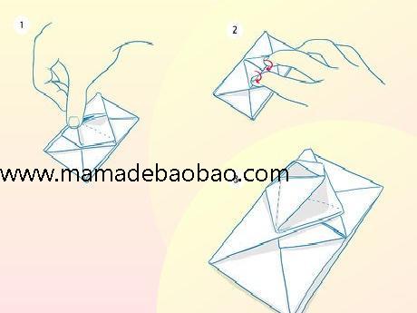 4种方法来折便条 -(基本的正方形便条)