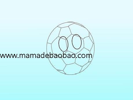 3种方法来用三种方法画足球(足球简笔画法)