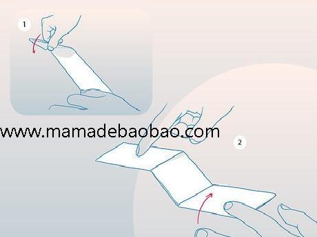 4种方法来折便条 -(基本的正方形便条)