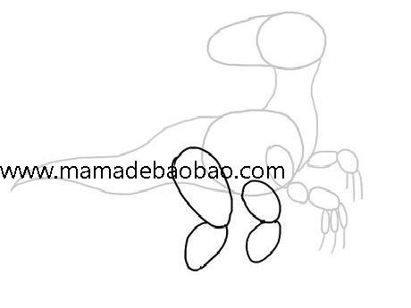 5种方法来画恐龙 -（剑龙）