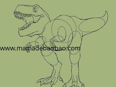 5种方法来画恐龙 -（剑龙）