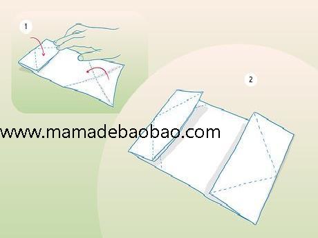 4种方法来折便条 -(基本的正方形便条)