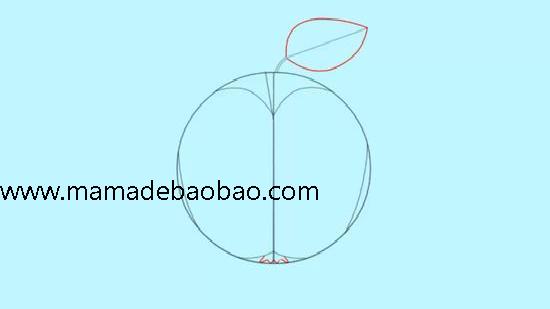 3种方法来画苹果 - （卡通苹果）