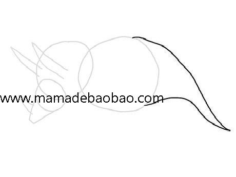 5种方法来画恐龙 -（剑龙）