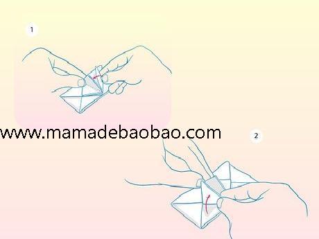 4种方法来折便条 -(基本的正方形便条)