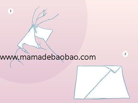 4种方法来折便条 -(基本的正方形便条)