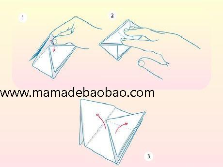 4种方法来折便条 -(基本的正方形便条)