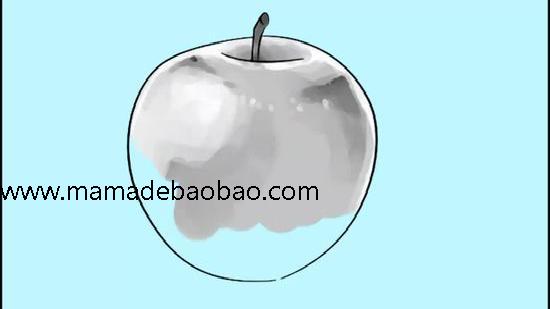 3种方法来画苹果 - （卡通苹果）