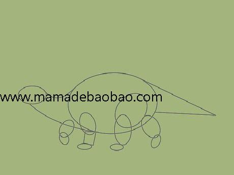 5种方法来画恐龙 -（剑龙）