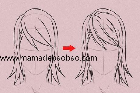 6种方法来画动漫人物的头发（男性动画人物）