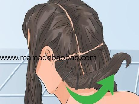 5种方法来自然地拉直头发（用发绳）